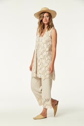 COTTON GUIPOUR BERNIO VEST